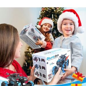 Stunt Car Remote Control Toy - Black and Blue